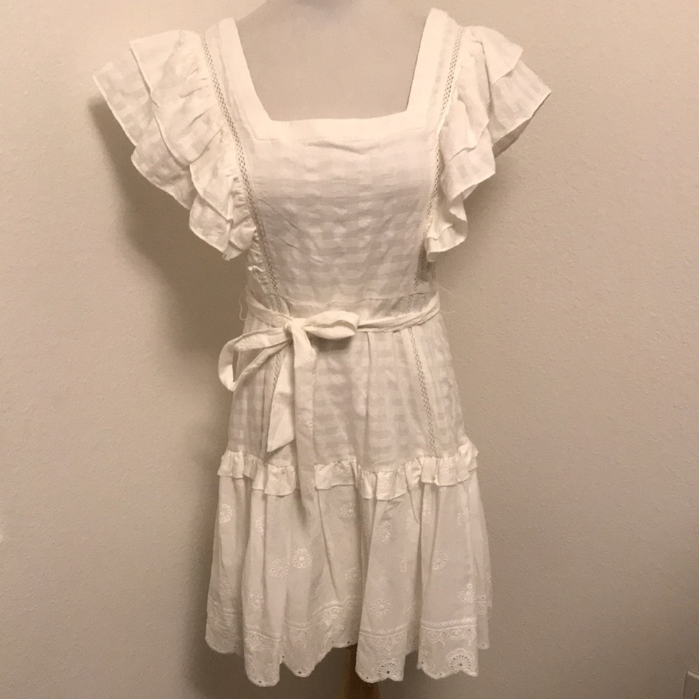 NWT Cute White Dress - Picture 2 of 10